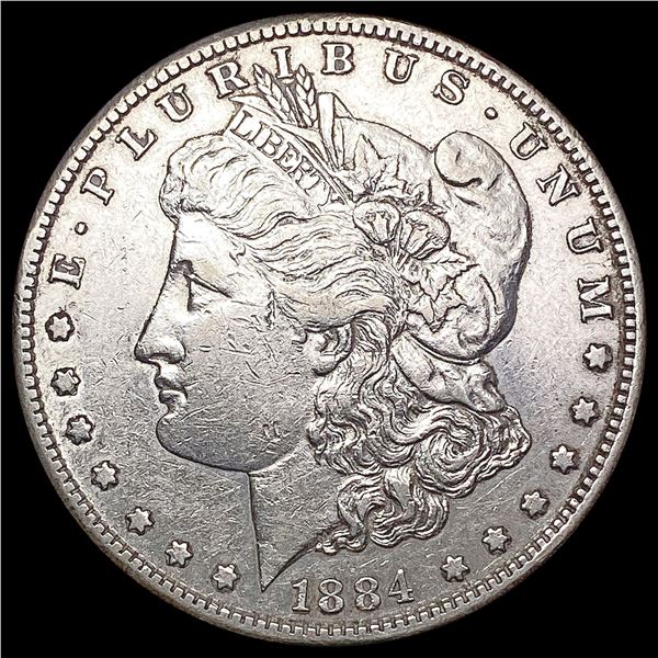 1884-S Morgan Silver Dollar CHOICE AU