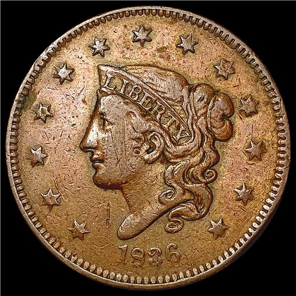 1836 Coronet Head Large Cent CLOSELY UNCIRCULATED