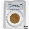 1767-A Sou French Colonies RF PCGS AU50