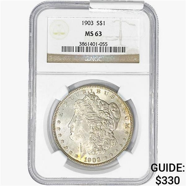 1903 Morgan Silver Dollar NGC MS63