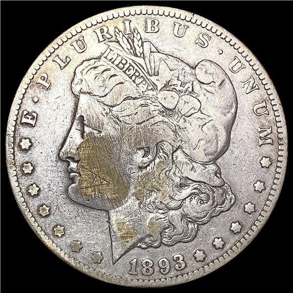 1893-CC Morgan Silver Dollar NICELY CIRCULATED