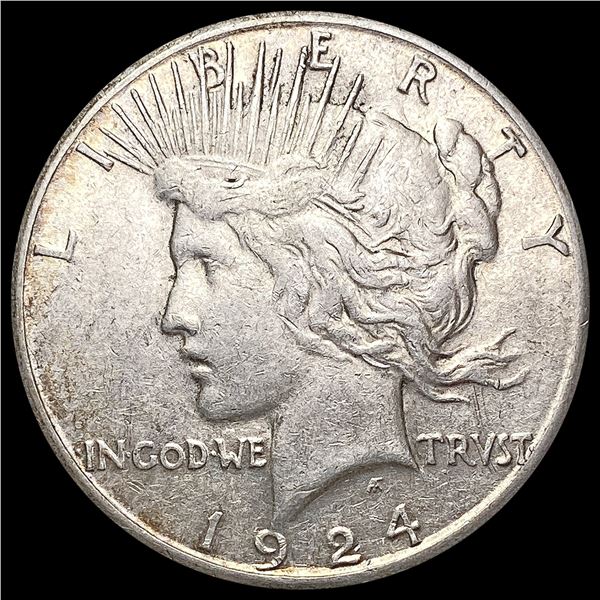 1924-S Silver Peace Dollar CLOSELY UNCIRCULATED