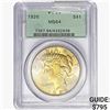 Image 1 : 1926 Silver Peace Dollar PCGS MS64