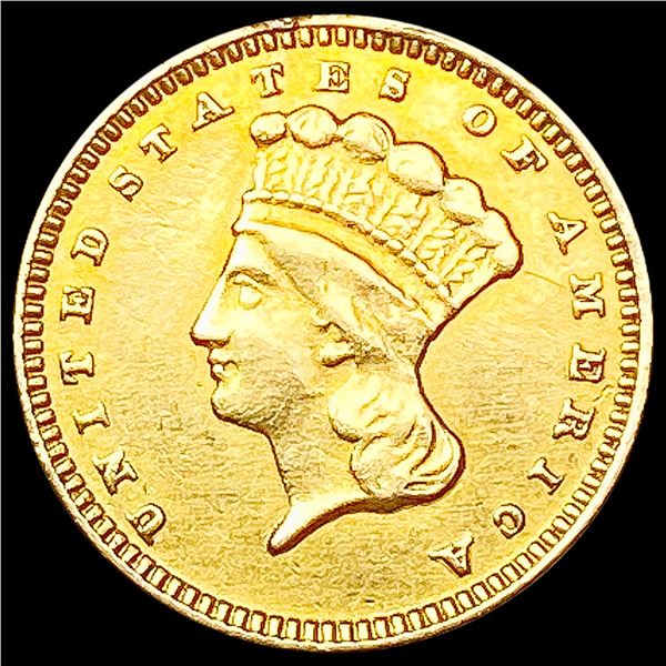 1874 Rare Gold Dollar CLOSELY UNCIRCULATED