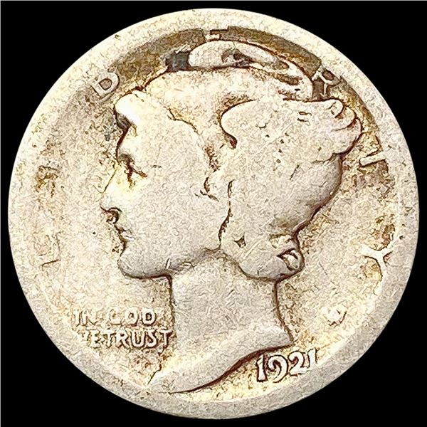 1921-D Mercury Dime NICELY CIRCULATED