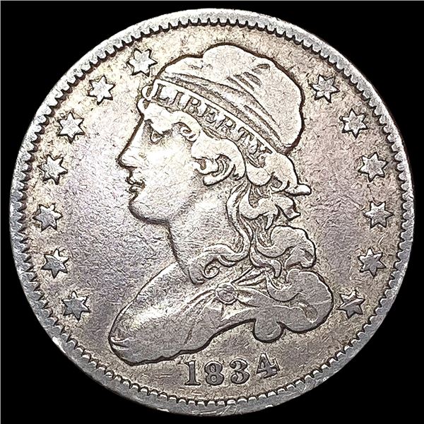 1834 Capped Bust Quarter NICELY CIRCULATED