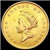 Image 1 : 1854 Rare Gold Dollar CLOSELY UNCIRCULATED
