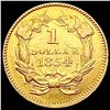 Image 2 : 1854 Rare Gold Dollar CLOSELY UNCIRCULATED