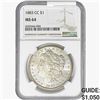 Image 1 : 1883-CC Morgan Silver Dollar NGC MS64