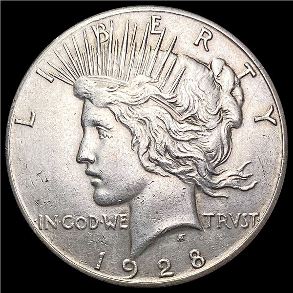 1928 Silver Peace Dollar CHOICE AU