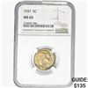 Image 1 : 1937 Buffalo Nickel NGC MS65