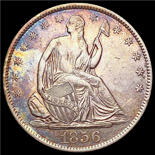 1856-O Seated Liberty Half Dollar CHOICE AU