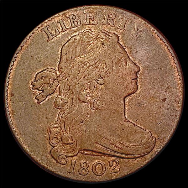 1802 Draped Bust Large Cent LIGHTLY CIRCULATED