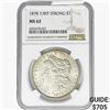 Image 1 : 1878 7/8TF Morgan Silver Dollar NGC MS62