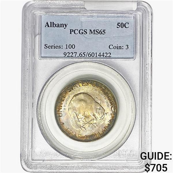 1936 Albany Half Dollar PCGS MS65