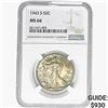 1943-S Walking Liberty Half Dollar NGC MS66