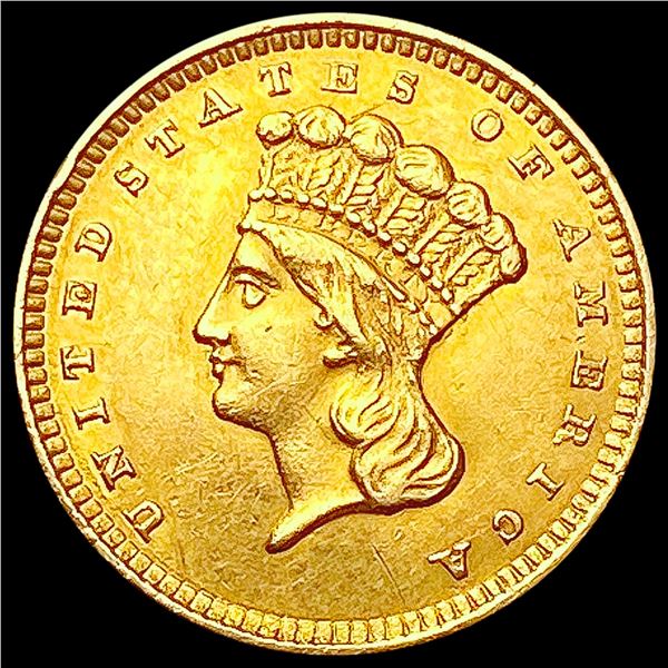 1858 Rare Gold Dollar CLOSELY UNCIRCULATED