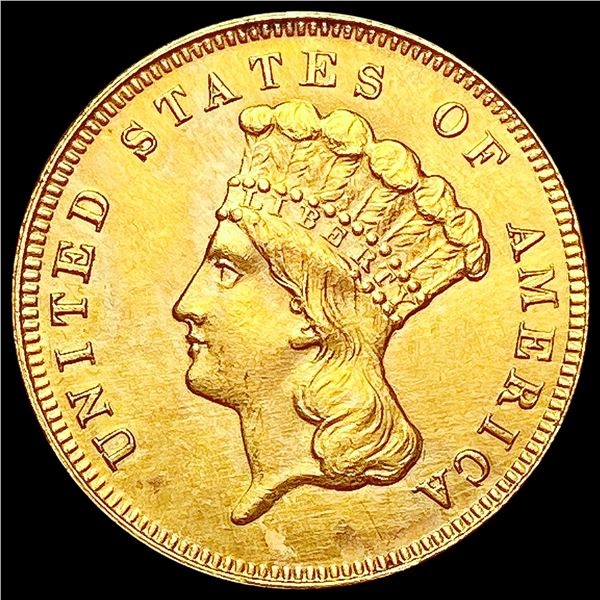 1878 $3 Gold Piece UNCIRCULATED