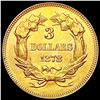 Image 2 : 1878 $3 Gold Piece UNCIRCULATED