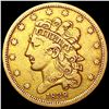 Image 1 : 1838 $5 Gold Half Eagle UNCIRCULATED