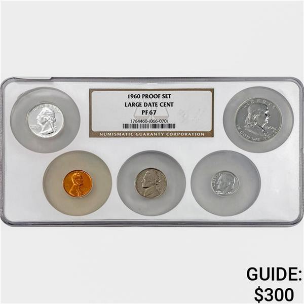 1960 US Proof Set [5 Coins] NGC PF67