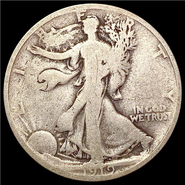 1919 Walking Liberty Half Dollar NICELY CIRCULATED