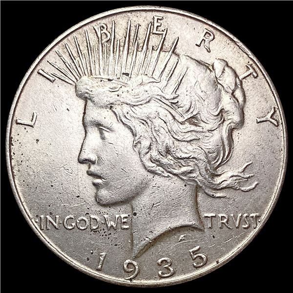 1935 Silver Peace Dollar CHOICE AU