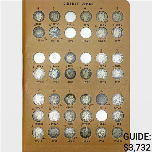 1887-1916 Barber Dime Collection [77 Coins]
