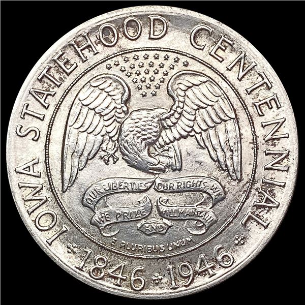 1946 Iowa Half Dollar GEM BU