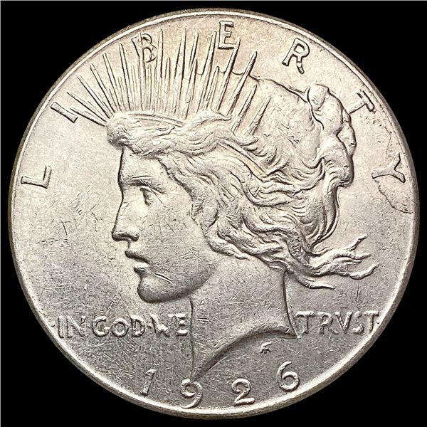 1926 Silver Peace Dollar CHOICE AU