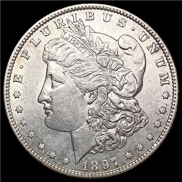 1897-S Morgan Silver Dollar CHOICE AU
