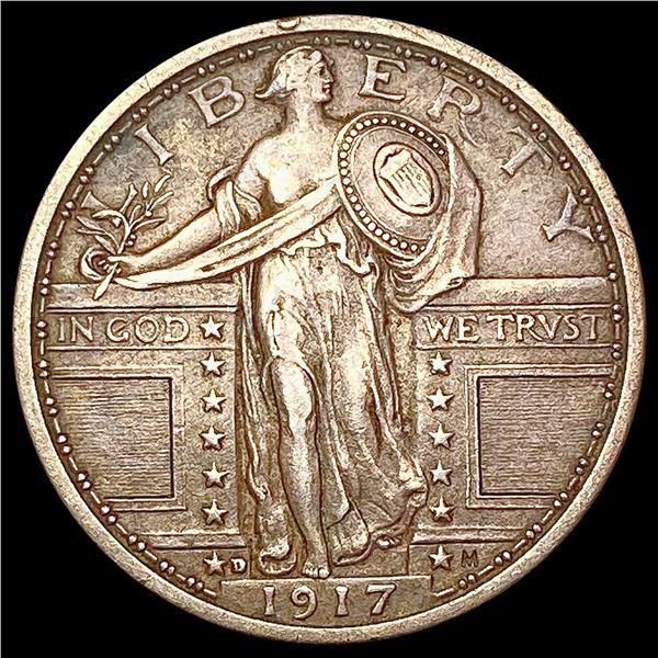 1917-D Standing Liberty Quarter CLOSELY UNCIRCULATED