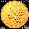 1866-S NO MOTTO $20 Gold Double Eagle UNCIRCULATED