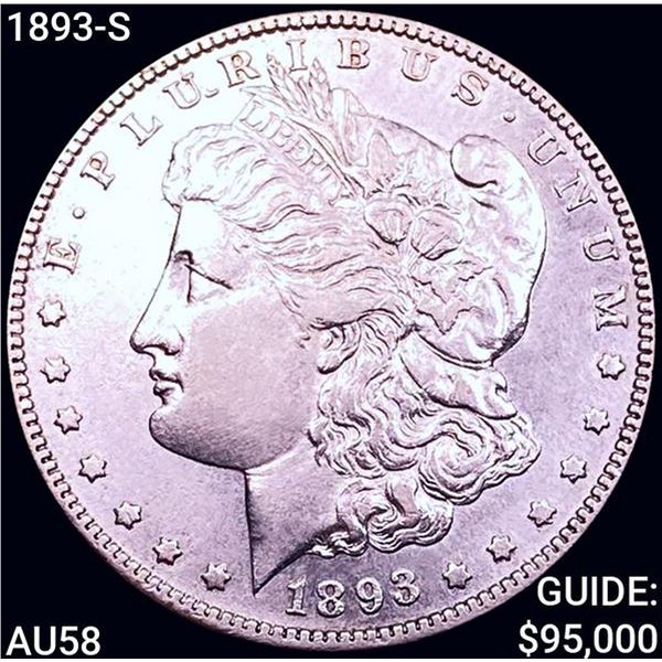 1893-S Morgan Silver Dollar CHOICE AU