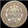 Image 2 : 1843 Seated Liberty Half Dime NICELY CIRCULATED
