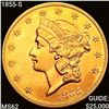 1855-S $20 Gold Double Eagle UNCIRCULATED