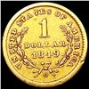 Image 2 : 1849-O Rare Gold Dollar CLOSELY UNCIRCULATED