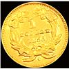 Image 2 : 1855-C Rare Gold Dollar CHOICE AU