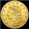 1835 $5 Gold Half Eagle LIGHTLY CIRCULATED