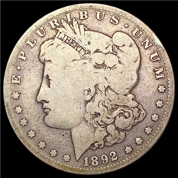 1892-S Morgan Silver Dollar NICELY CIRCULATED