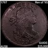 1797 Rev of '95 Draped Bust Large Cent CHOICE AU