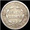Image 2 : 1853 Seated Liberty Half Dime LIGHTLY CIRCULATED