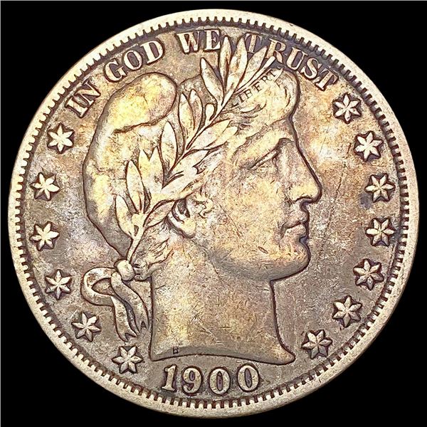 1900 Barber Half Dollar LIGHTLY CIRCULATED