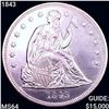 1843 Seated Liberty Dollar CHOICE BU