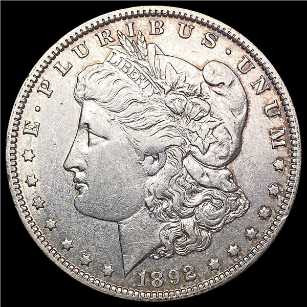 1892 Morgan Silver Dollar CLOSELY UNCIRCULATED