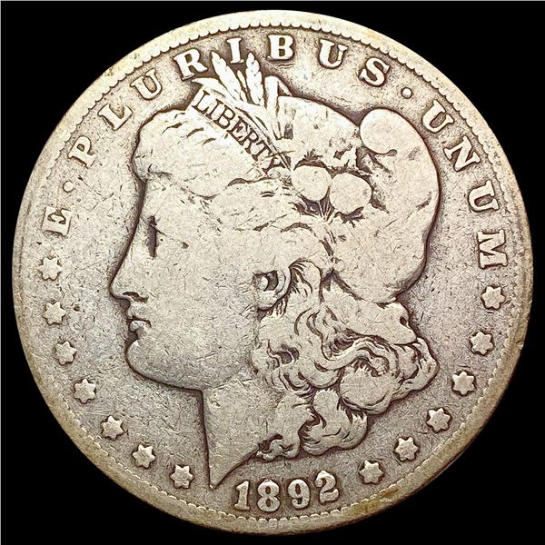 1892-CC Morgan Silver Dollar NICELY CIRCULATED