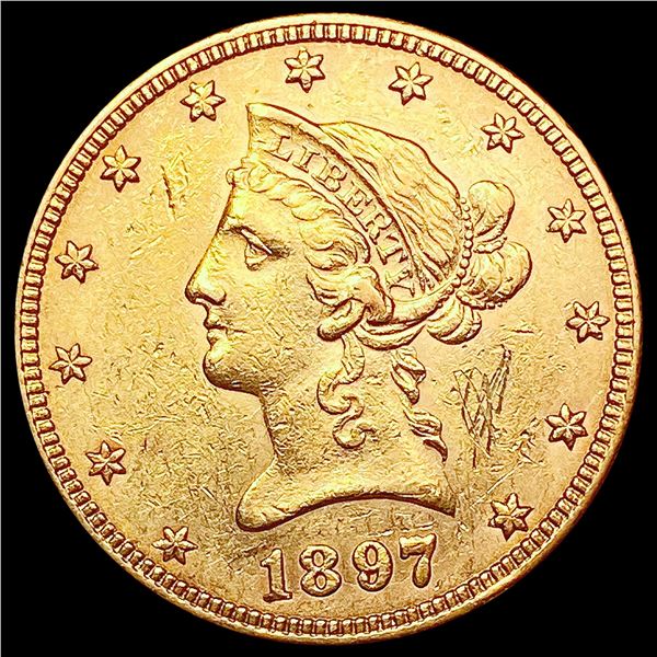 1897 $10 Gold Eagle CHOICE AU