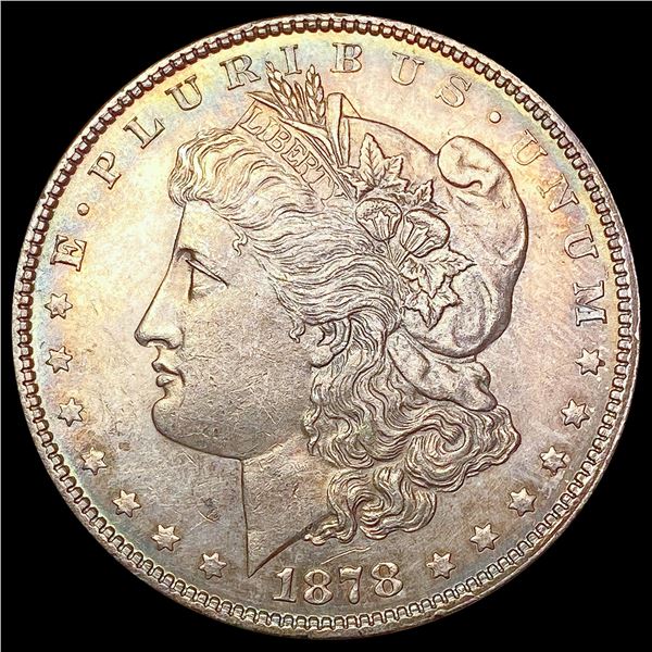 1878 Rev 78 Morgan Silver Dollar CHOICE AU