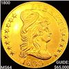 1800 $5 Gold Half Eagle CHOICE BU