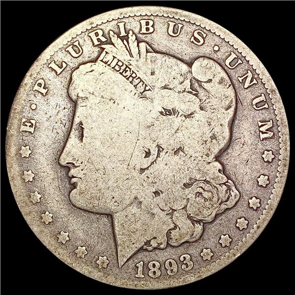 1893-CC Morgan Silver Dollar NICELY CIRCULATED